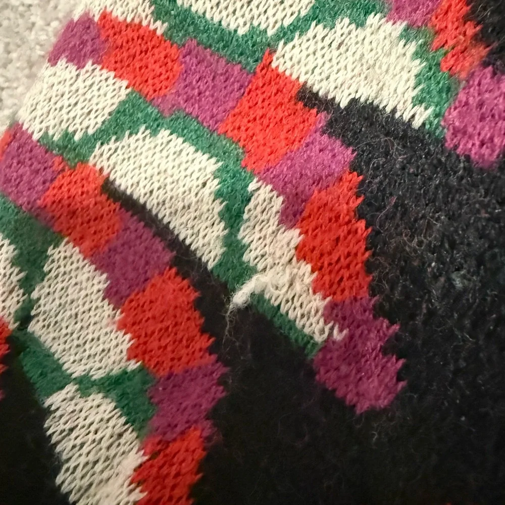 Farm Rio Multicolor Patterned Knit Sweater - Picture 4 of 4